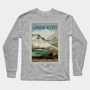 Retro Railway Travel Canada_04 Long Sleeve T-Shirt